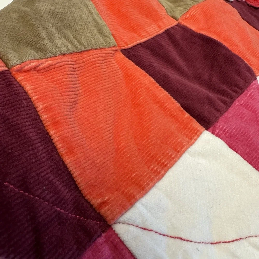 Baby Corduroy Patchwork‎ Dress Colorful Mod Size 6-9 months